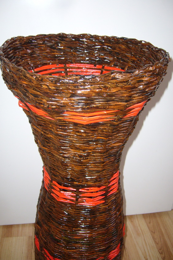 Spotřebovala jsem asi 180 ks ruliček dlouhých 45 cm.